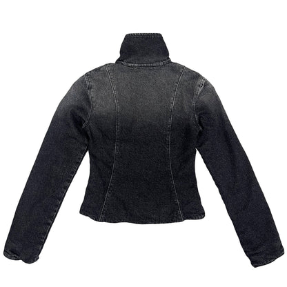 HIGH NECK JACKET -BLACK SAMPLE