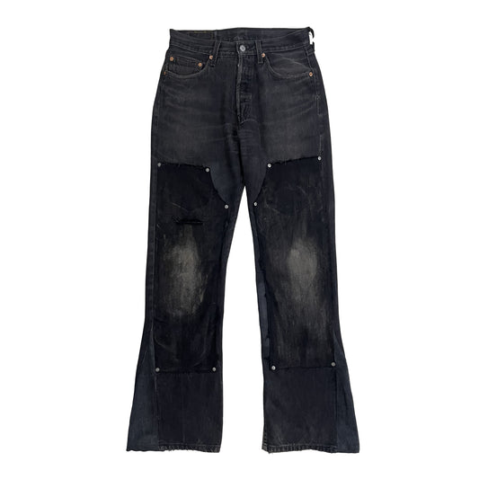 RECONSTRUCTED CARPENTER FLARED JEANS (MAKE TO ORDER)