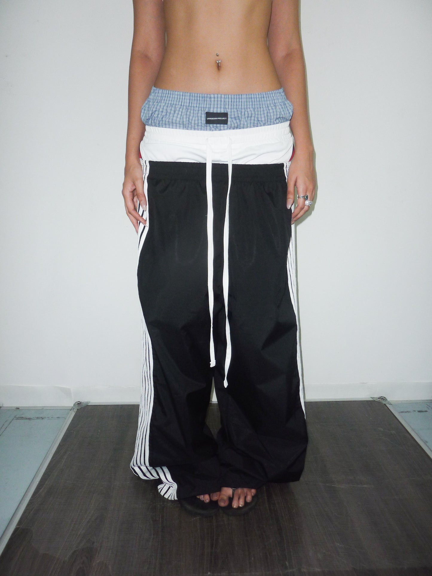 TRIPLE WAISTBAND TRACK PANTS