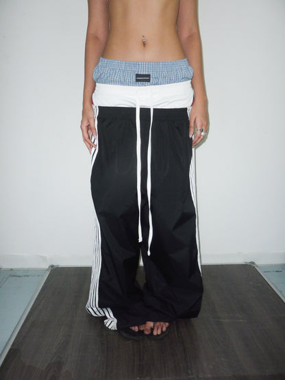 TRIPLE WAISTBAND TRACK PANTS