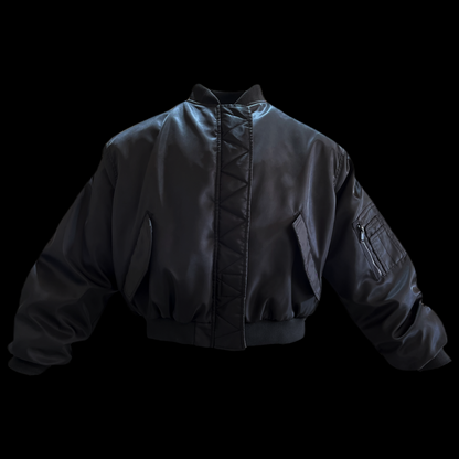 Black Bomber Jacket - FW23