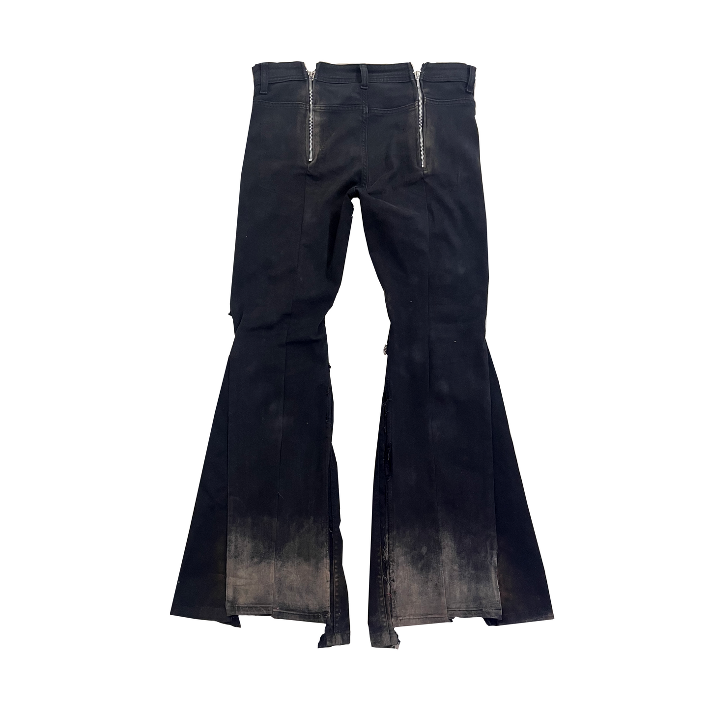 Super Flared Reconstructed Distressed Jeans