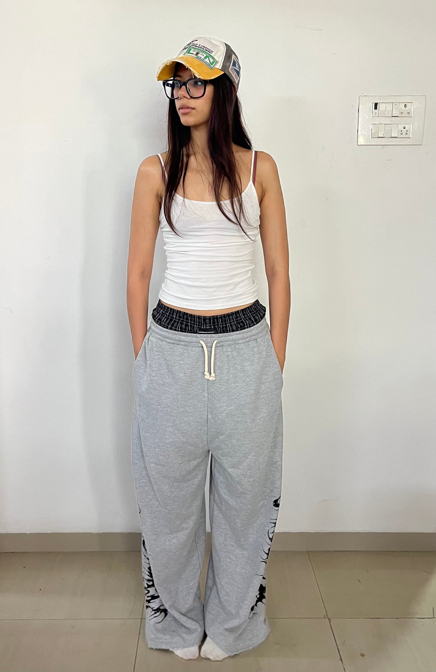 Boxer Sweatpants - Grey Melange
