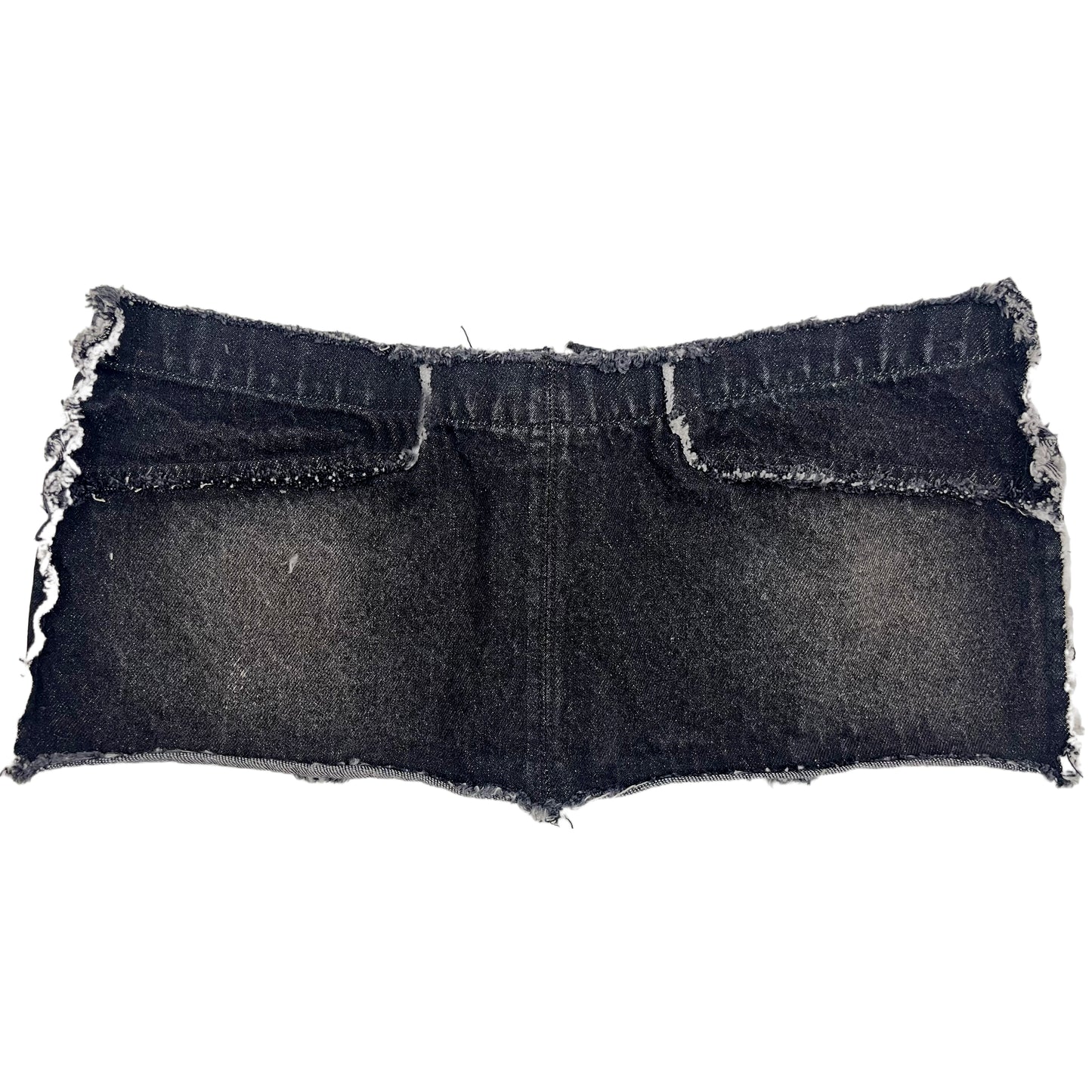 MINI DENIM SKIRT - BLACK SAMPLE