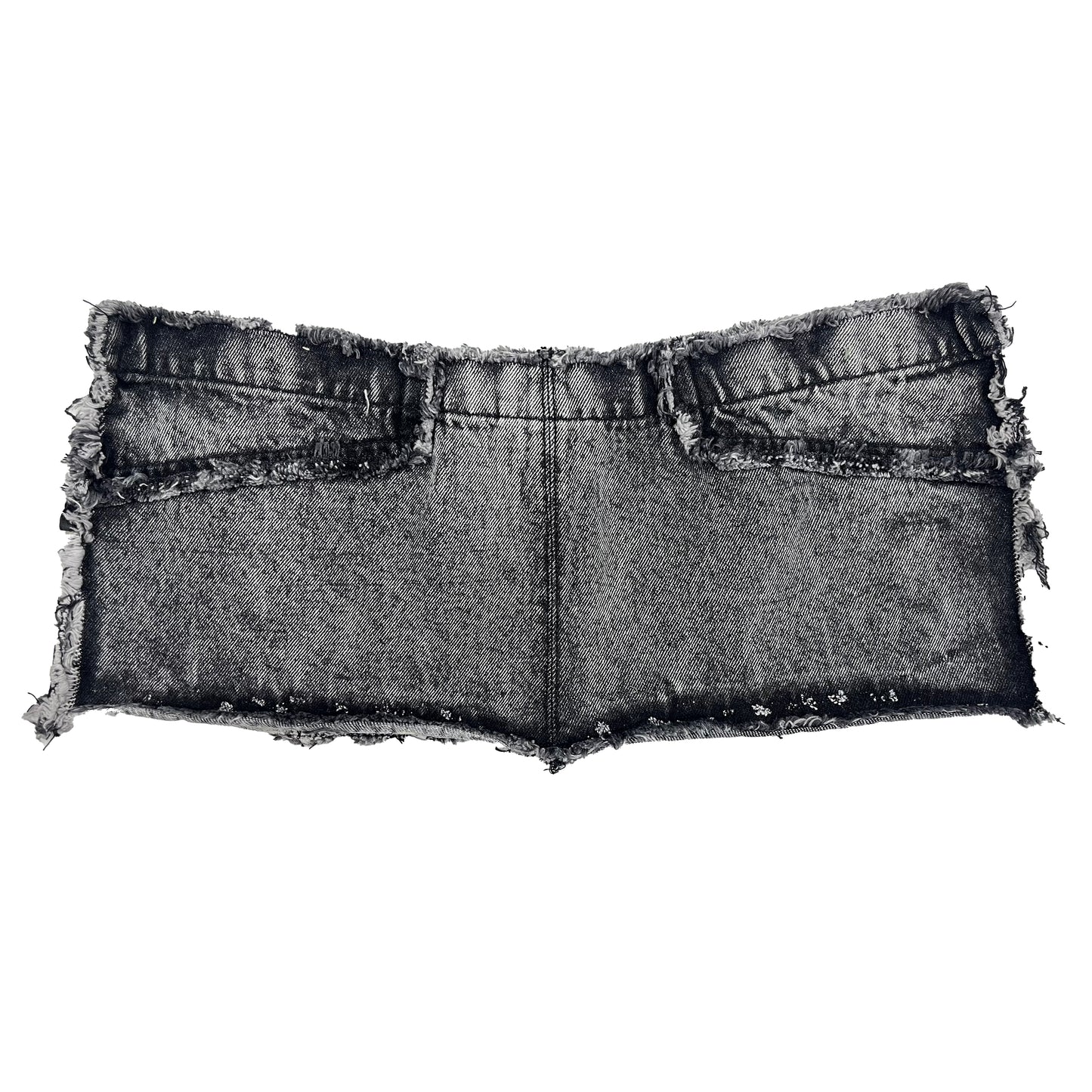 MINI DENIM SKIRT - LIGHT GREY SAMPLE