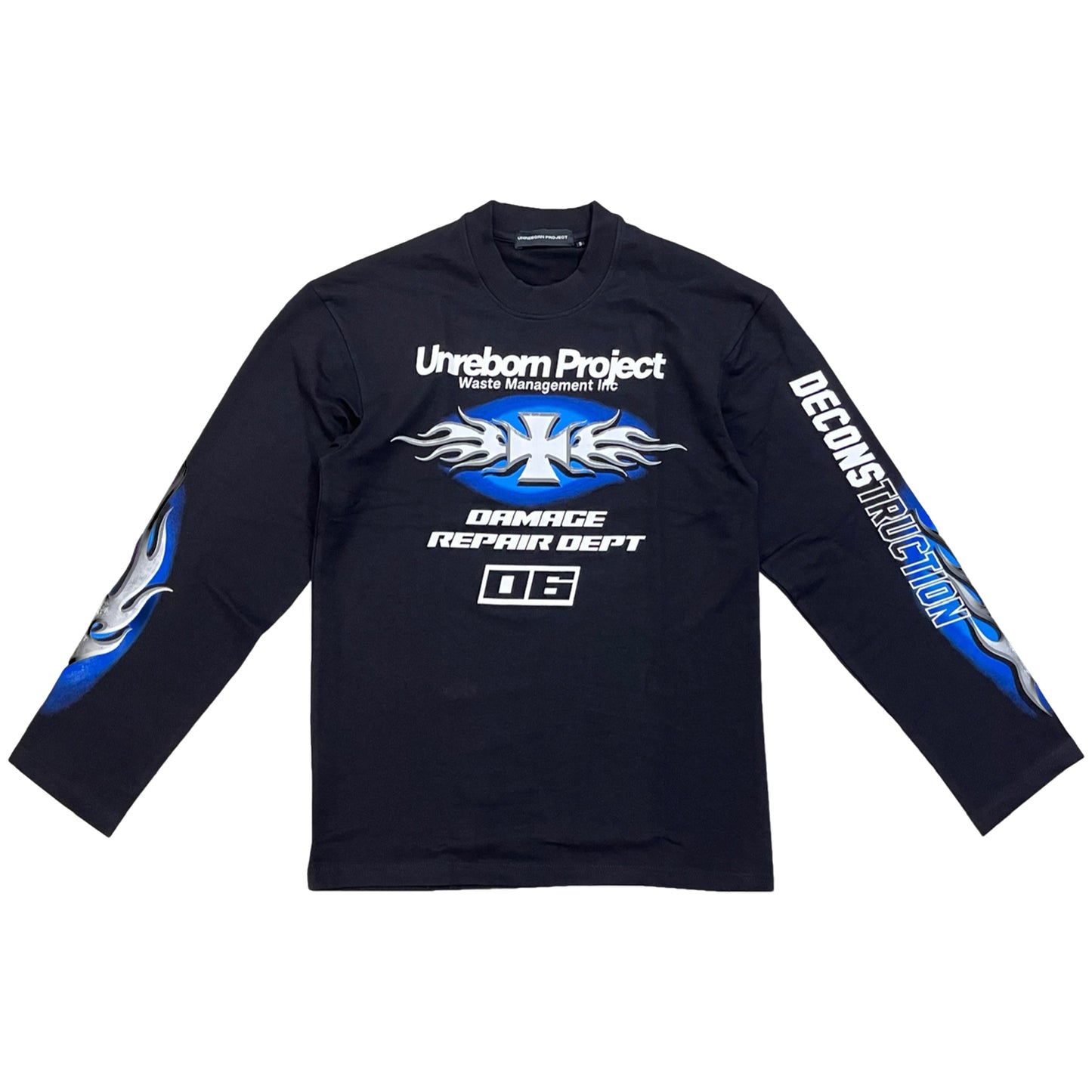 flames & cross logo tee