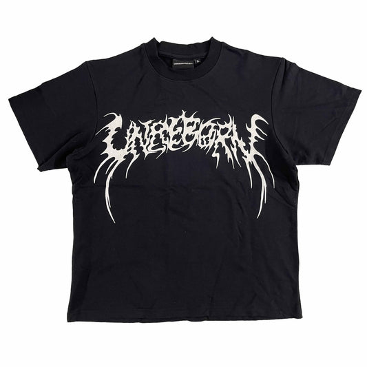 hellraiser cyber cigil logo black tee sample