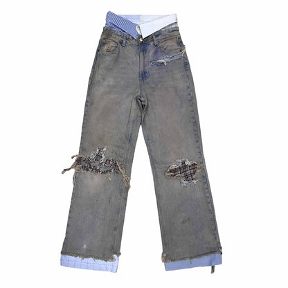 Hybrid Denim Shirt Pants