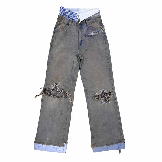 Hybrid Denim Shirt Pants