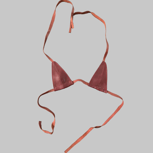 BIKINI RED LEATHER SAMPLE
