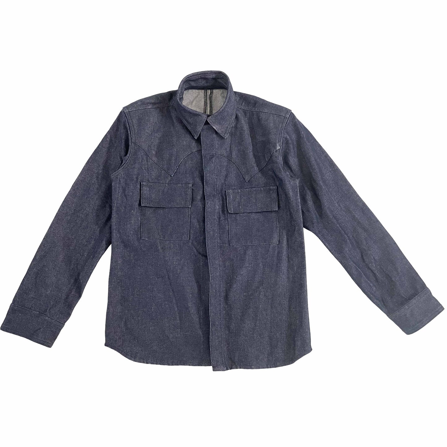 Slim Raw Denim Shirt Sample