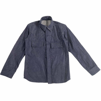 Slim Raw Denim Shirt Sample