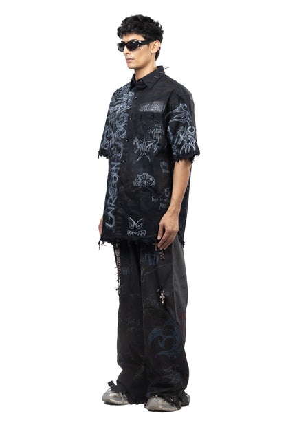 Enemy of State Reconstructed Pants
