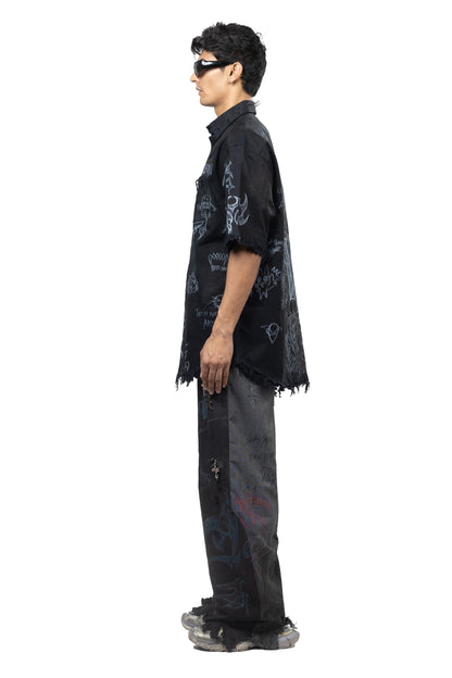 Enemy of State Reconstructed Pants