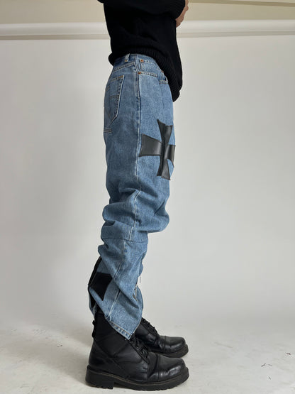 Order of black lotus reconstructed jeans (light blue)