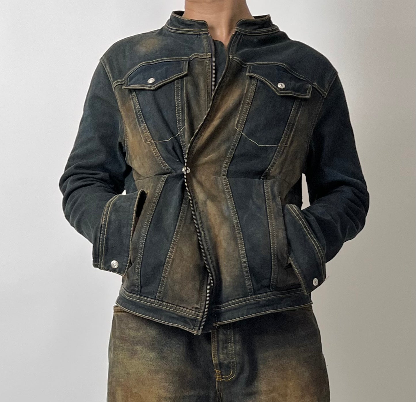 Denim 2025 jacket biker