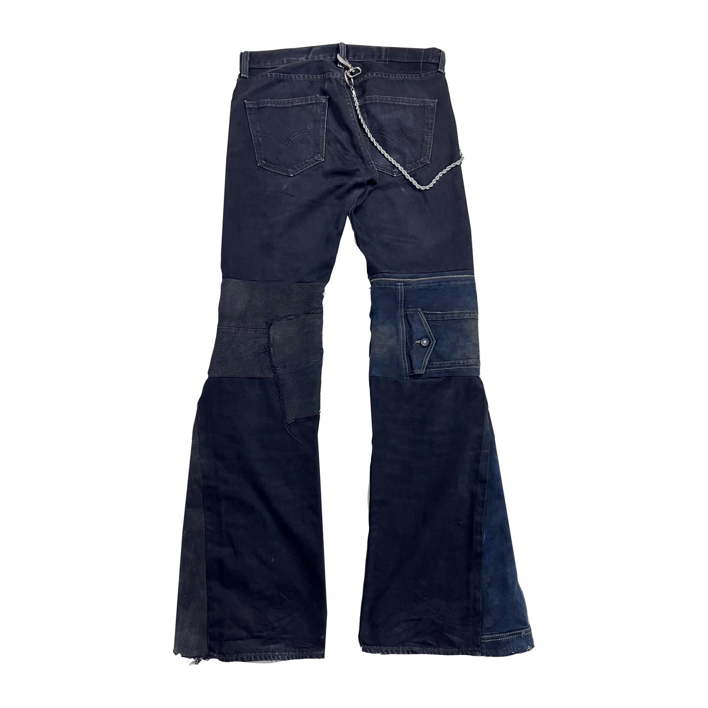 Super flared Reconstructed Jeans