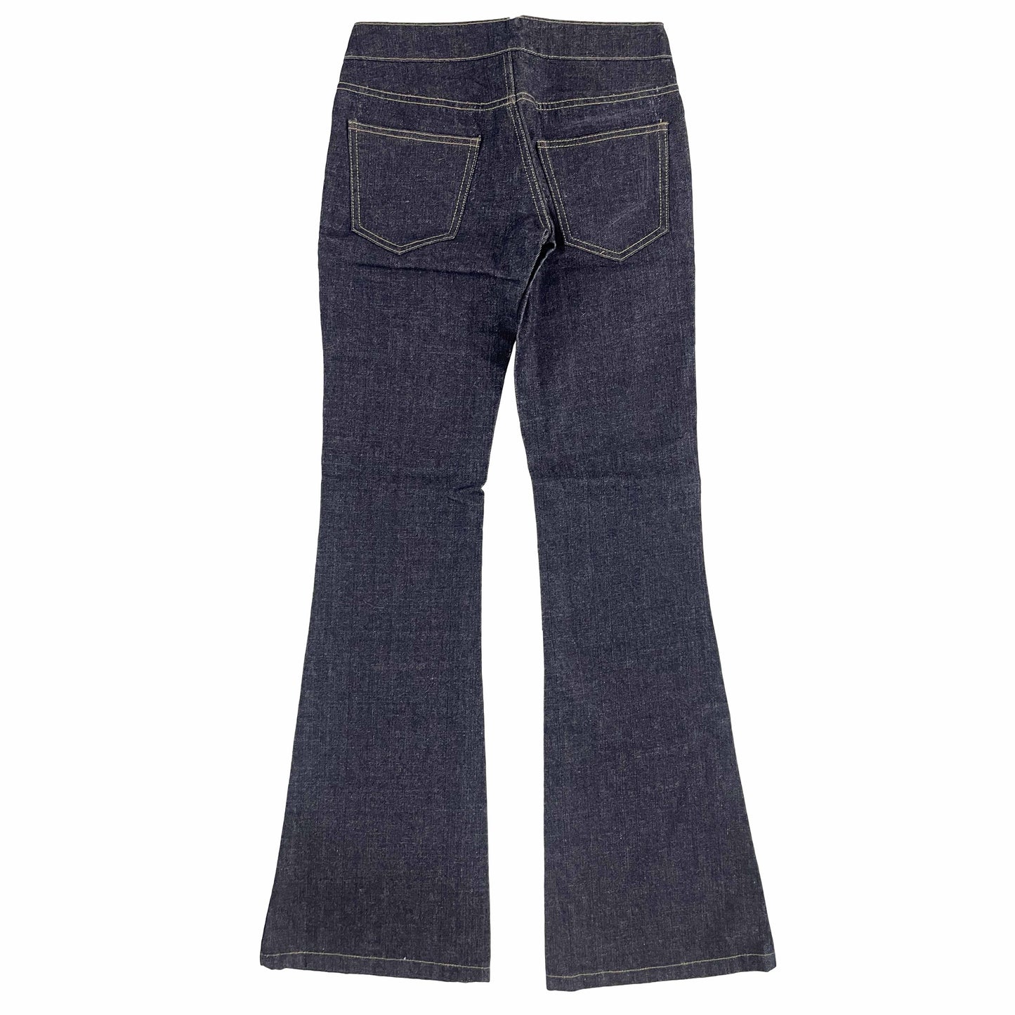 Flared Raw Jeans Sample
