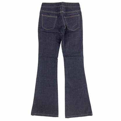 Flared Raw Jeans Sample