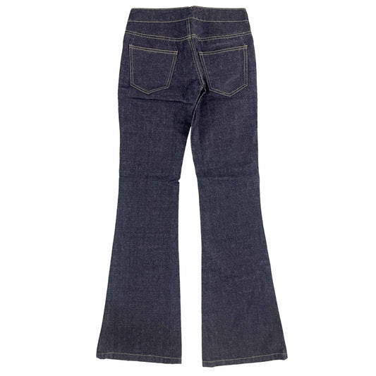Flared Raw Jeans Sample