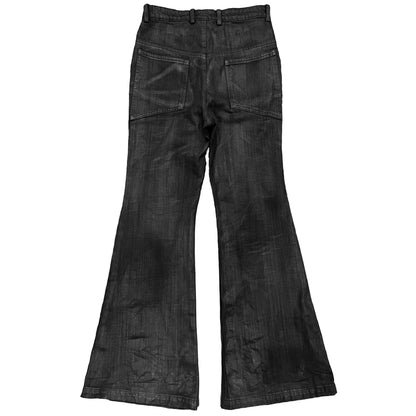 Hellraiser Waxed Flared Jeans (SHIPS IN 3 WEEKS)