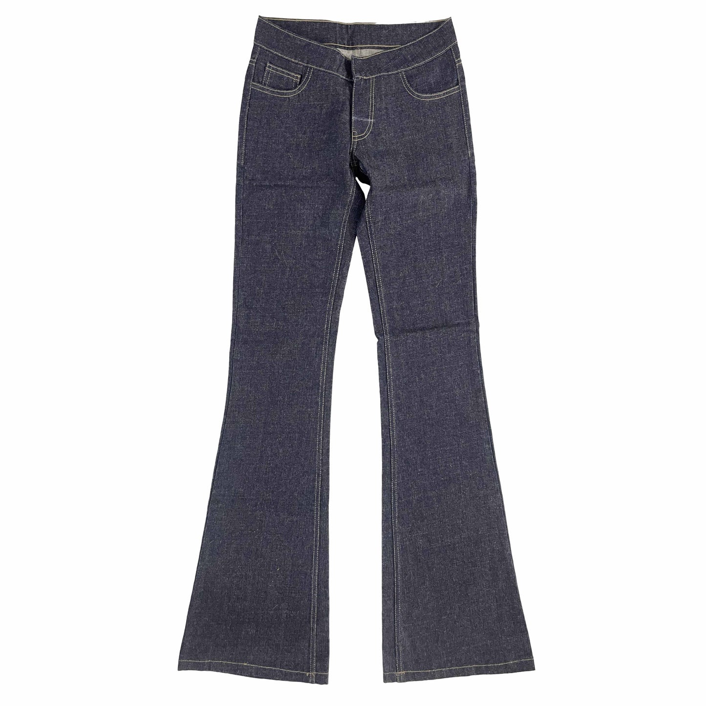 Flared Raw Jeans Sample