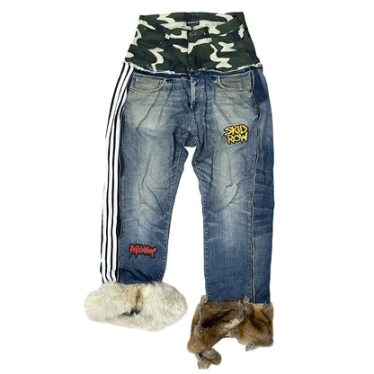 Hybrid reconstructed jeans