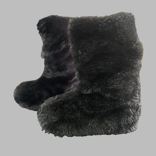 Fur Boot Covers with no rubber sole